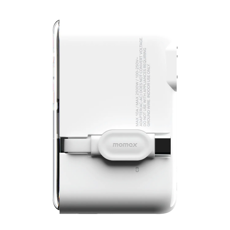 MOMAX 1-World+ Flow 35W 連USB-C 充電線旅行充電插座 UA21