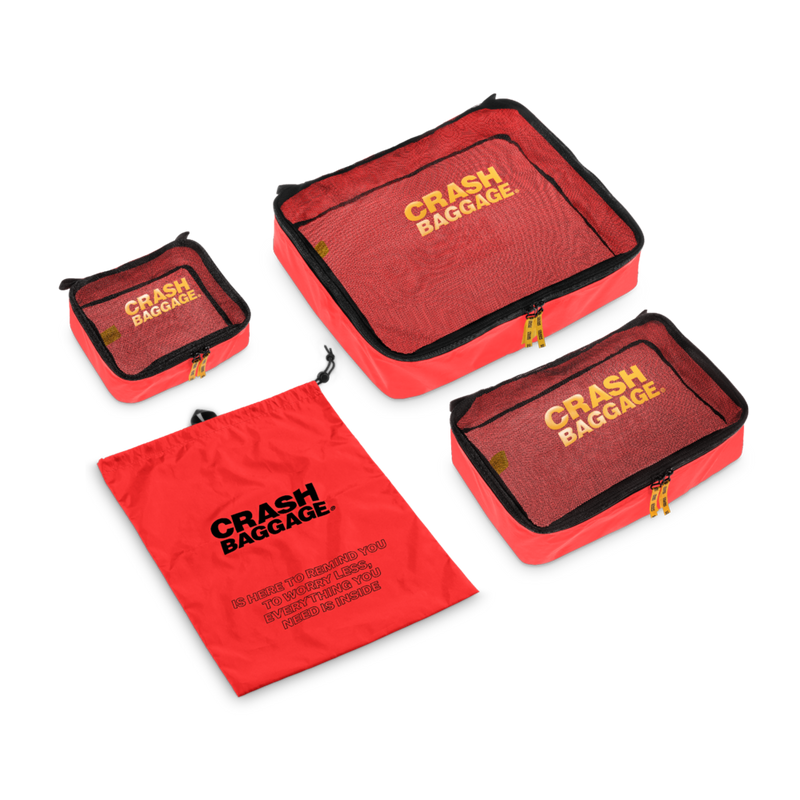 CRASH BAGGAGE Easy Life Kit 4 Piece Set 旅行收納袋