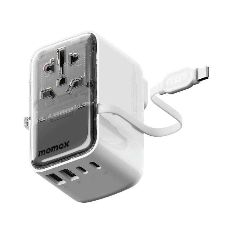 MOMAX 1-World+ Flow 35W 連USB-C 充電線旅行充電插座 UA21